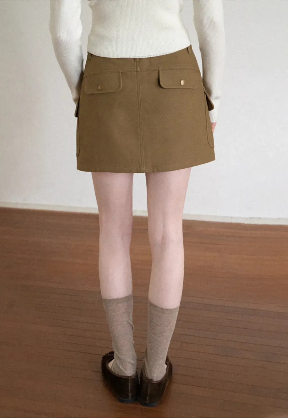 Cargo Pocket Mini Skirt