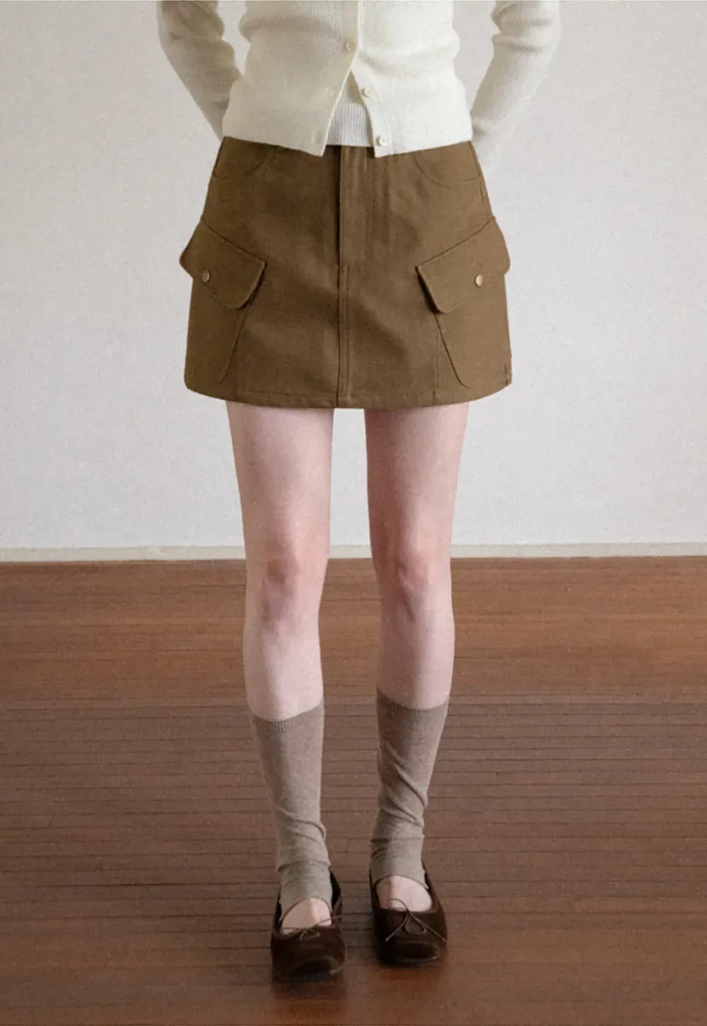 Cargo Pocket Mini Skirt
