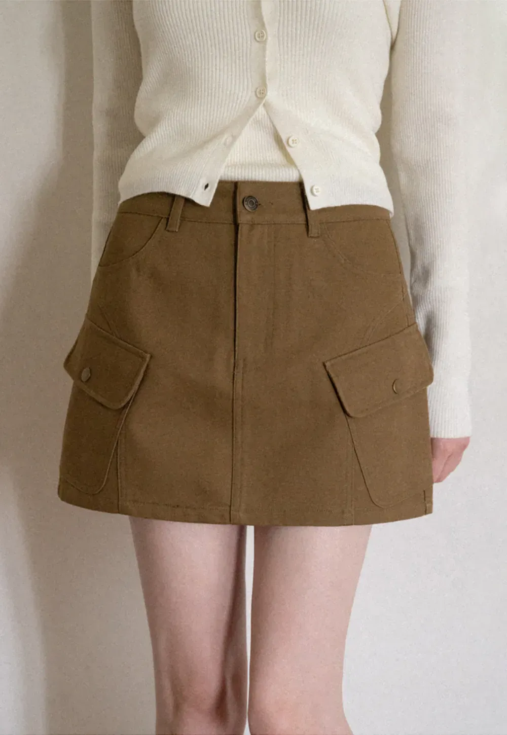 Cargo Pocket Mini Skirt