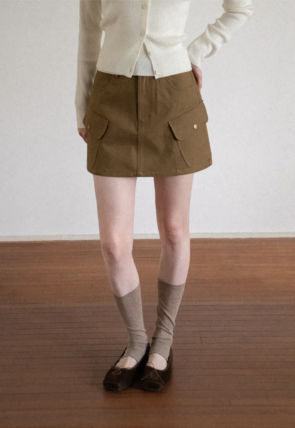 Cargo Pocket Mini Skirt