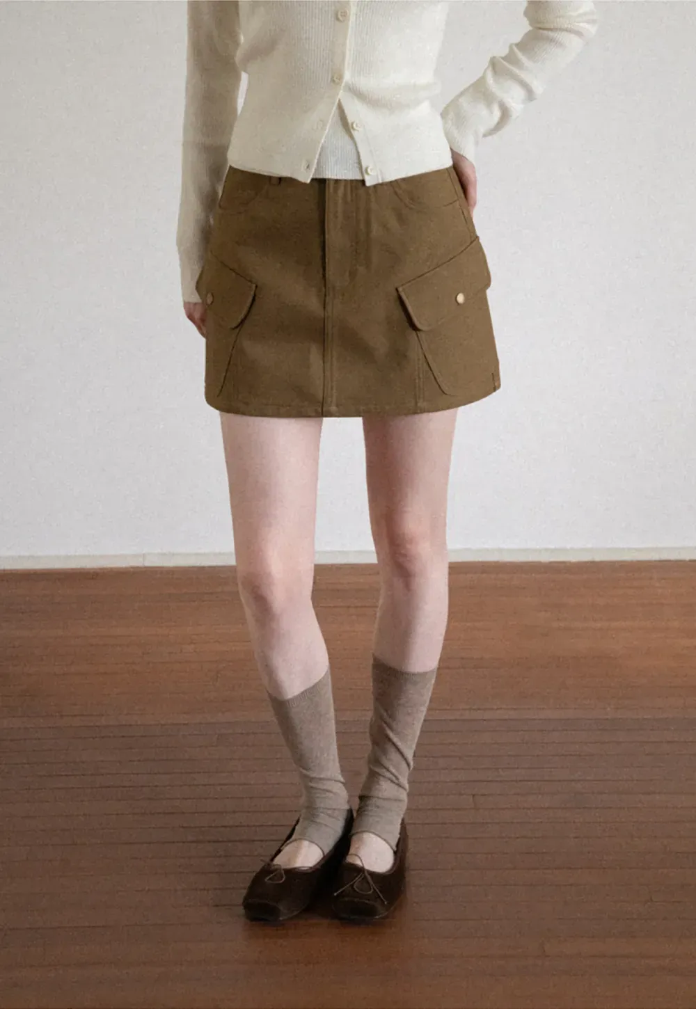 Cargo Pocket Mini Skirt