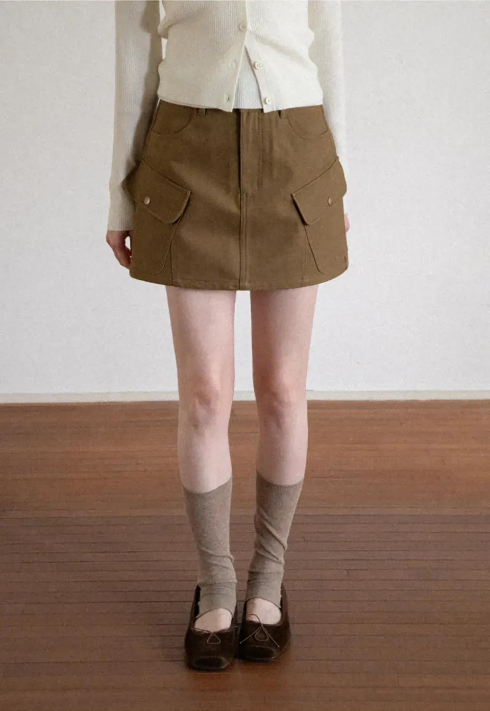 Cargo Pocket Mini Skirt