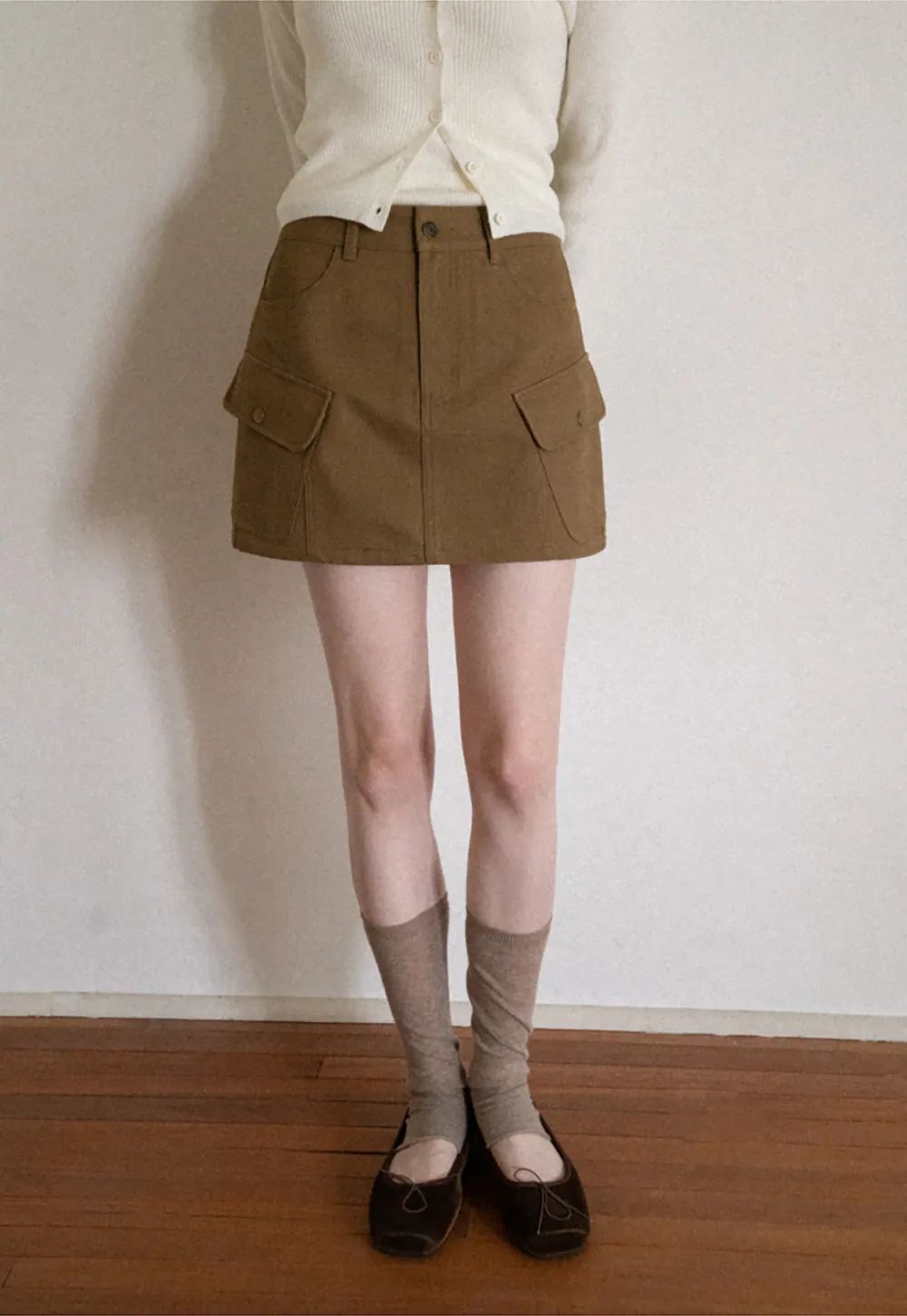 Cargo Pocket Mini Skirt