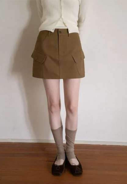 Cargo Pocket Mini Skirt