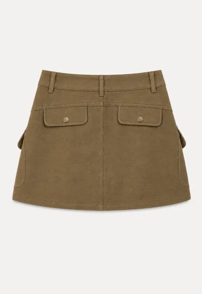Cargo Pocket Mini Skirt