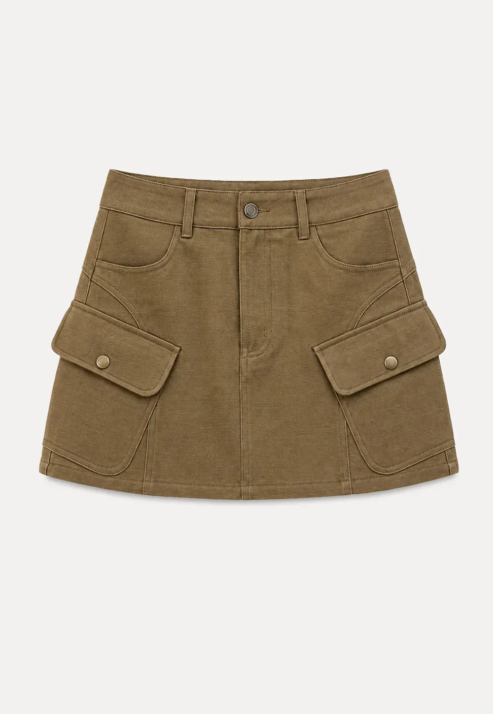 Cargo Pocket Mini Skirt