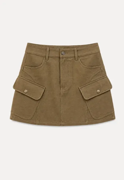 Cargo Pocket Mini Skirt