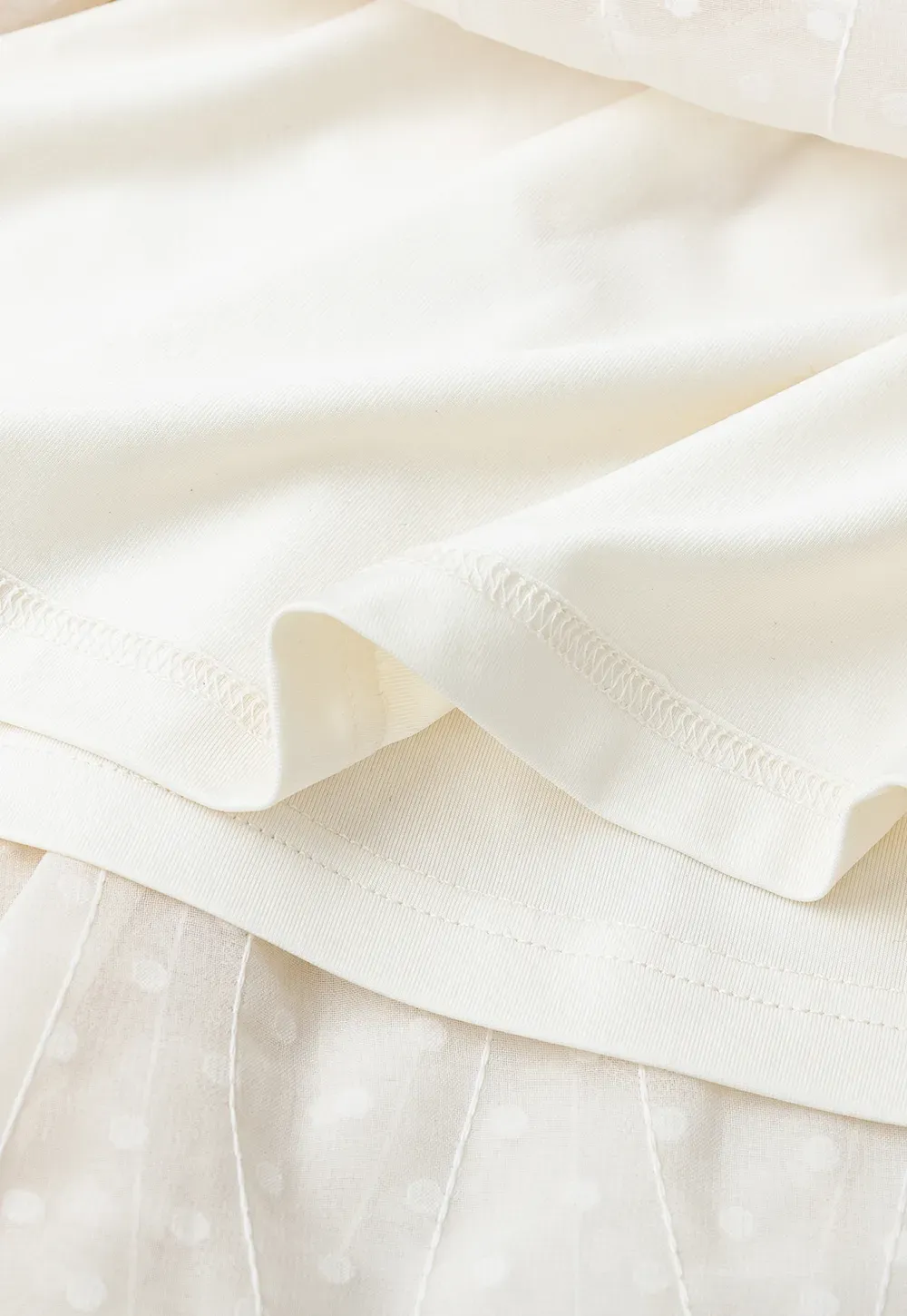 Asymmetrical Tiered Pleated Skirt