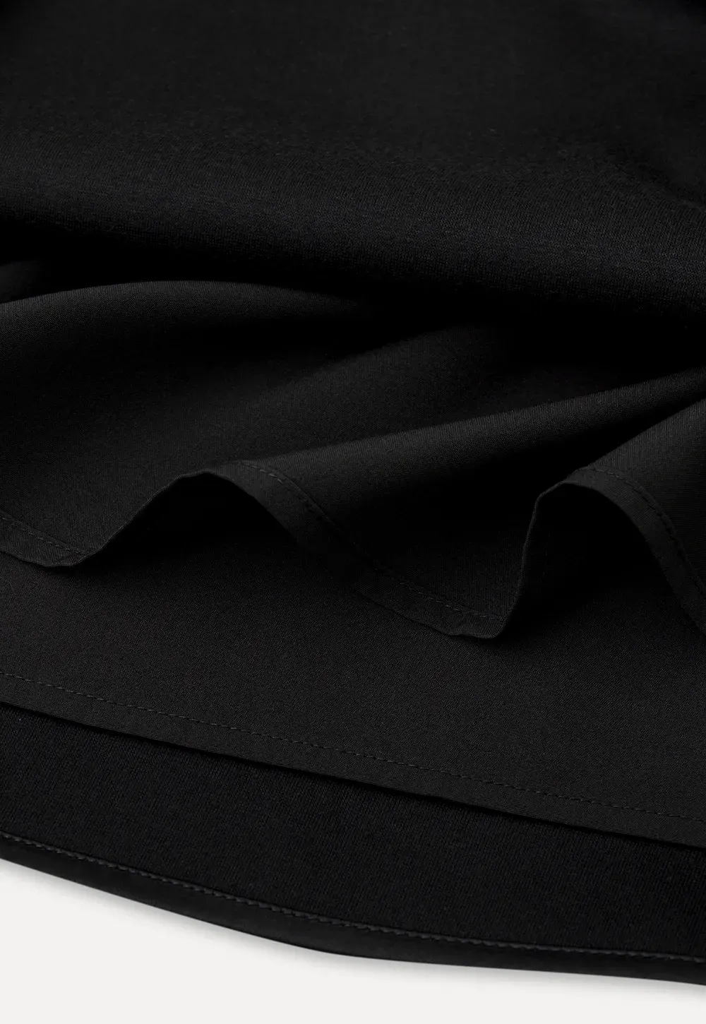 High Waist A Line Skirt with Tie Belt
