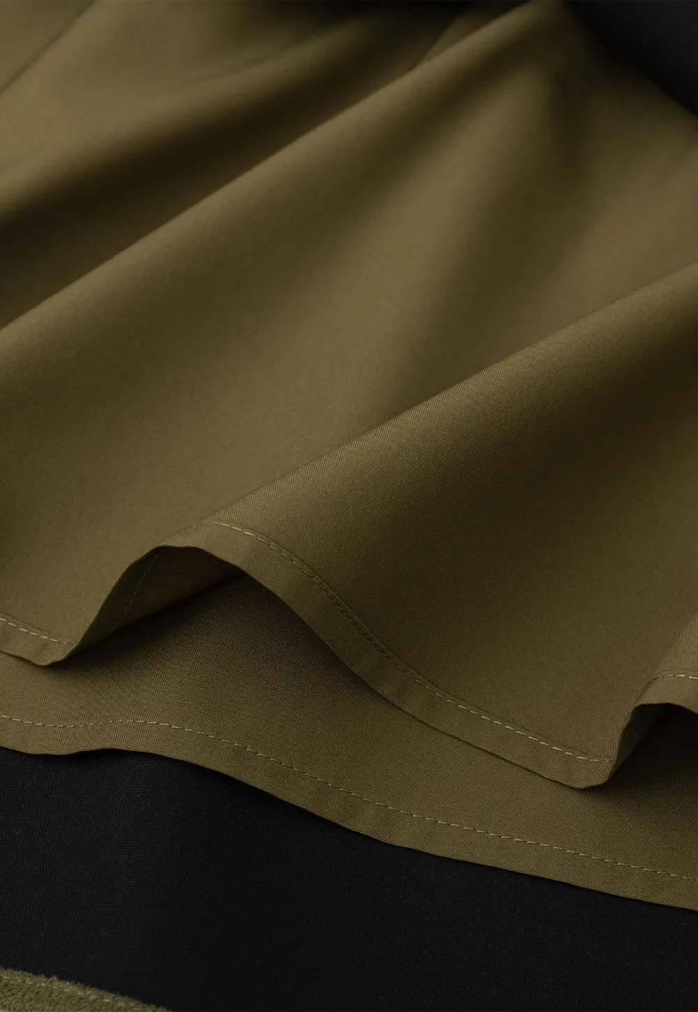 Tiered Suede Midi Skirt