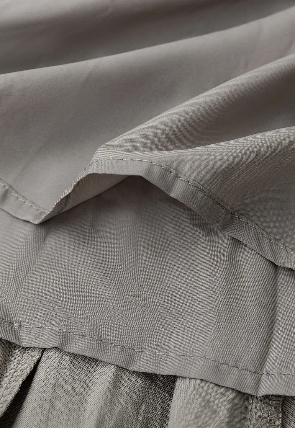 Pleated A-Line Midi Skirt