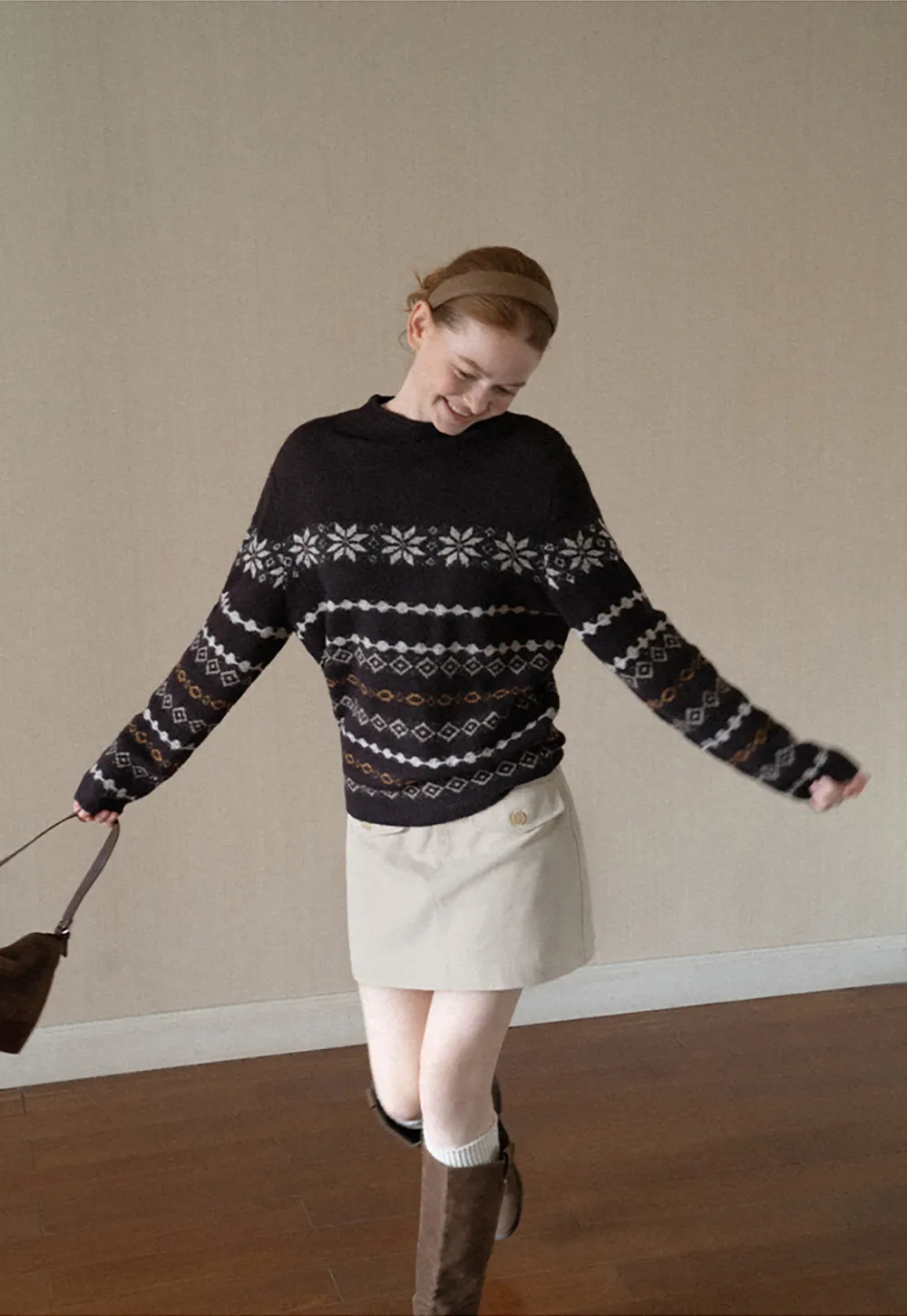 High Waist Utility Pocket Mini Skirt