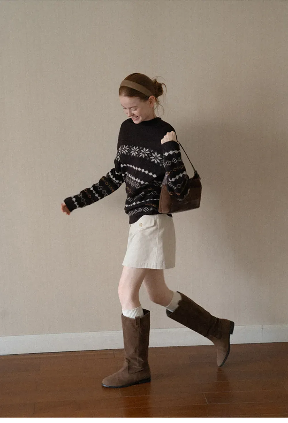 High Waist Utility Pocket Mini Skirt