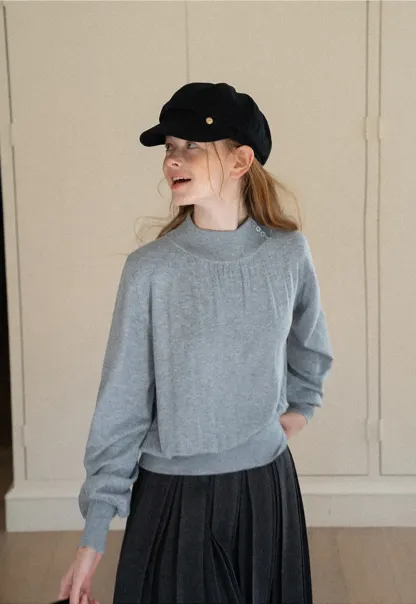 Pleated High Waist Skirt