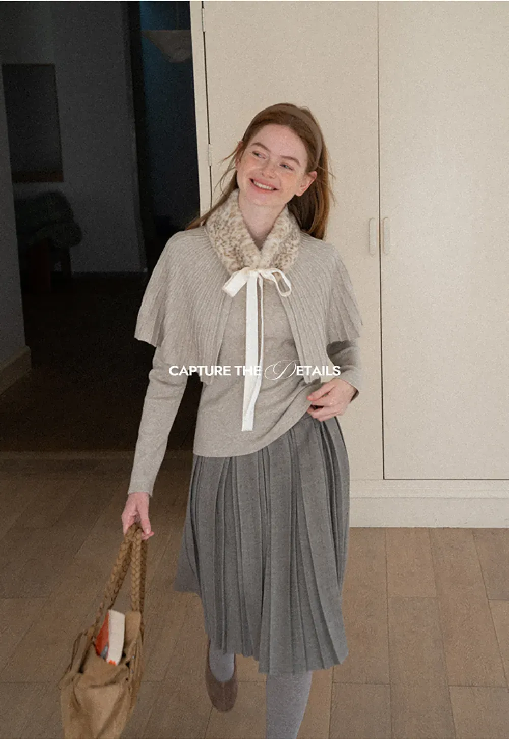 Pleated High Waist Skirt