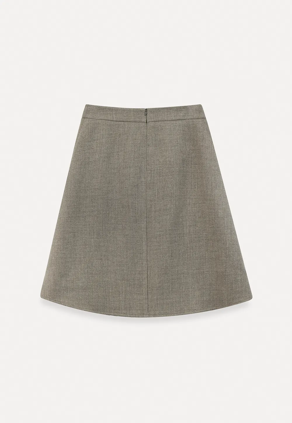 Pleated High Waist Skirt