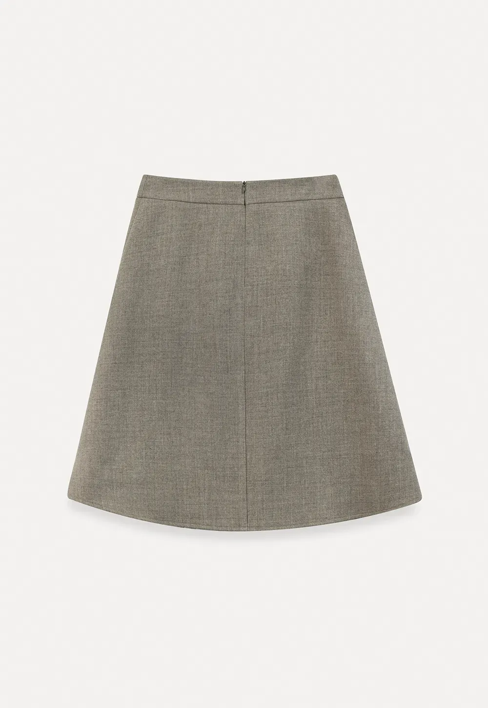 Pleated High Waist Skirt
