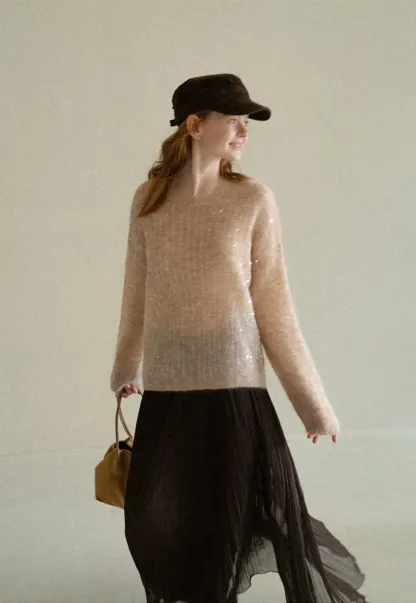 Pleated Layered Tulle Skirt