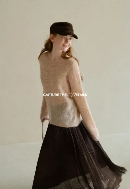 Pleated Layered Tulle Skirt