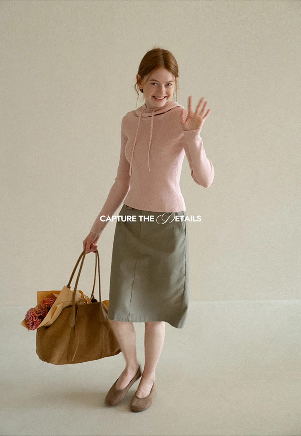 High Waist Straight Cut Skirt