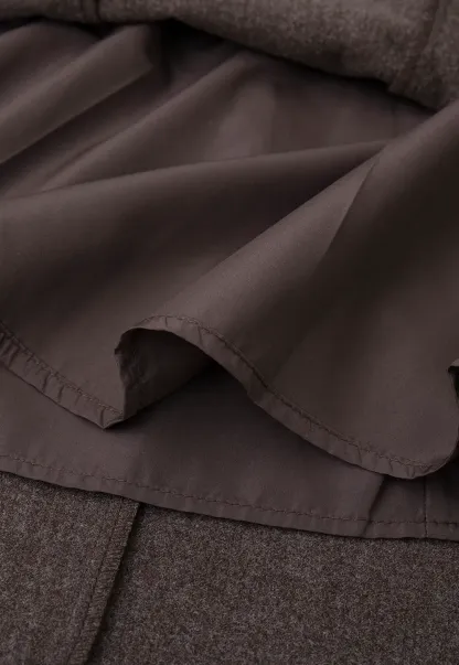 Asymmetrical Hem A-Line Skirt