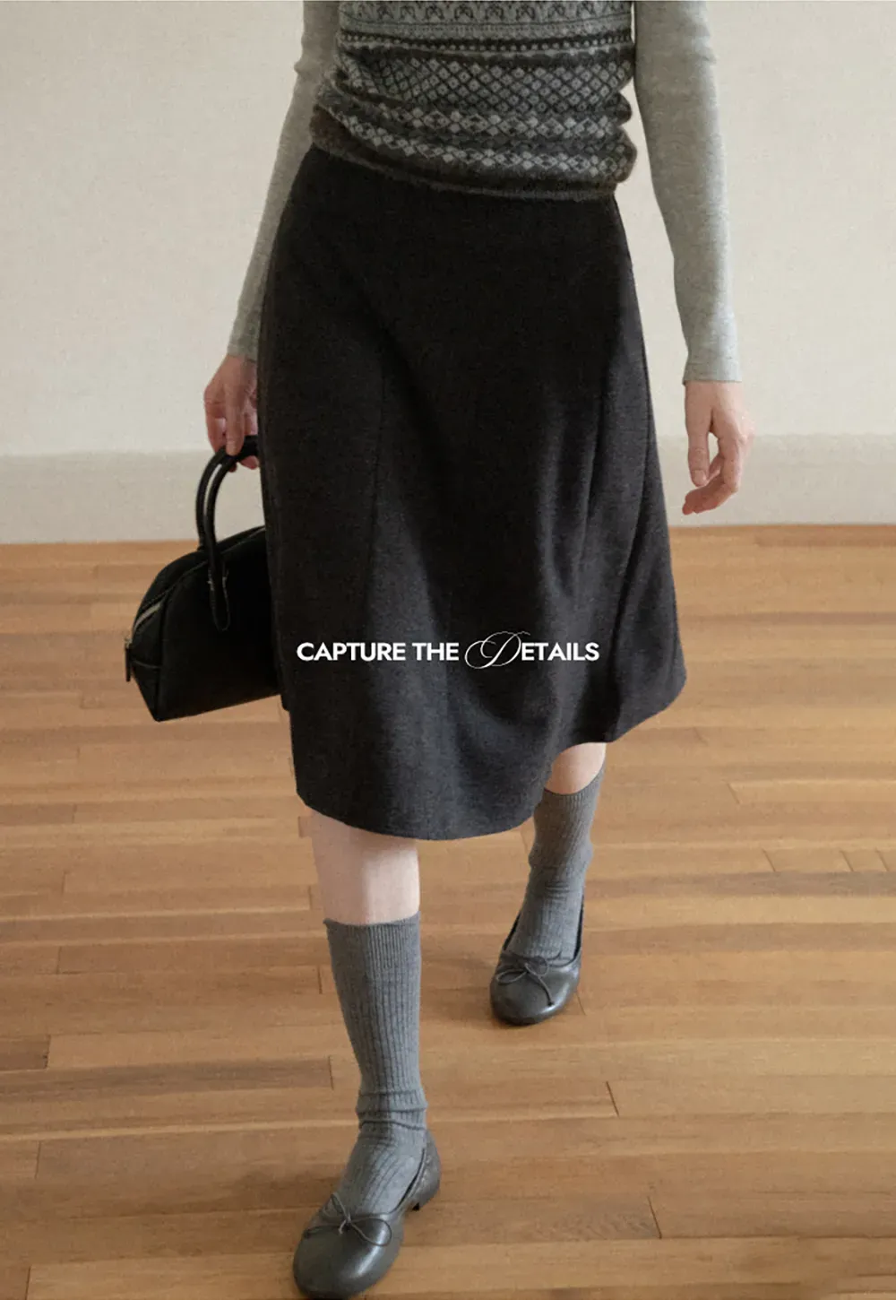Asymmetrical Hem A-Line Skirt