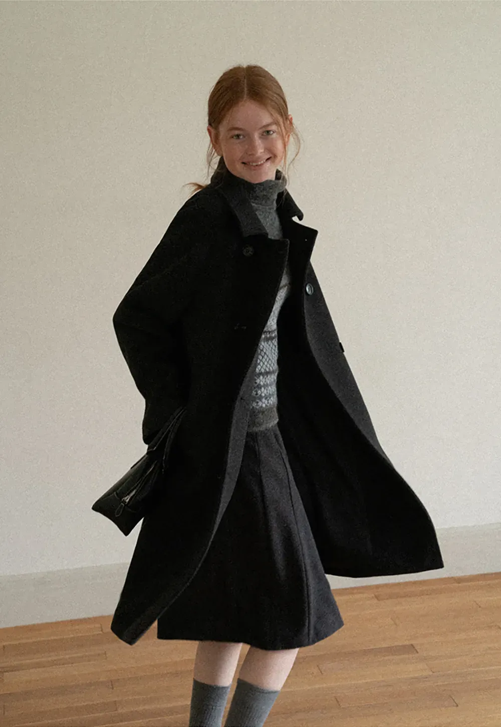 Asymmetrical Hem A-Line Skirt