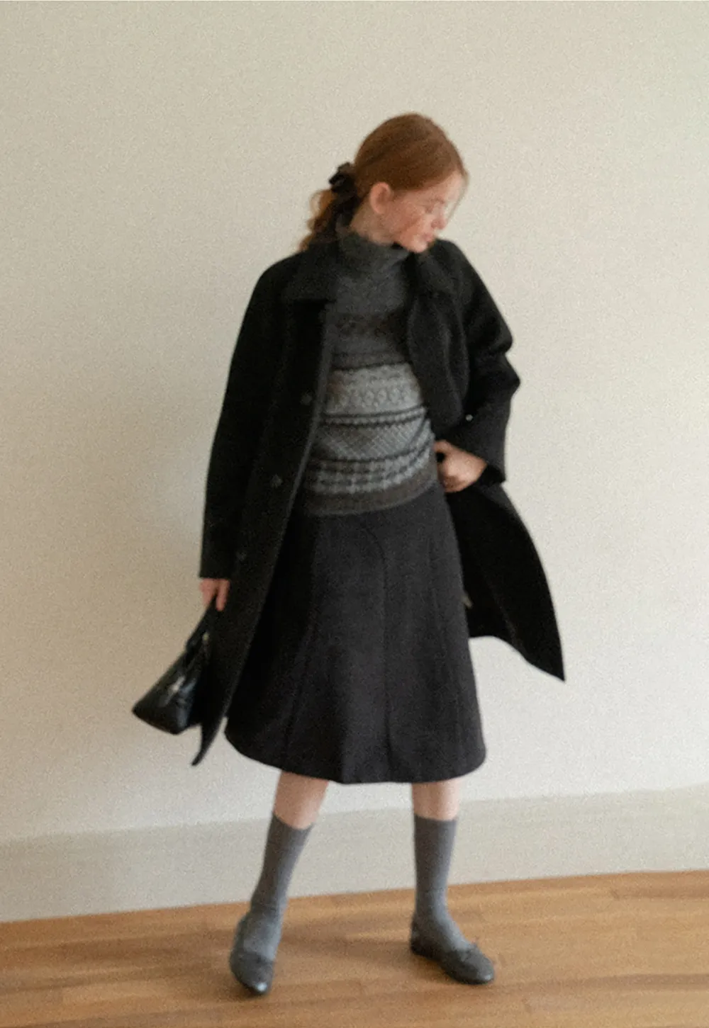Asymmetrical Hem A-Line Skirt