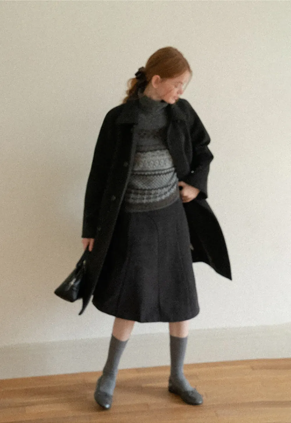 Asymmetrical Hem A-Line Skirt