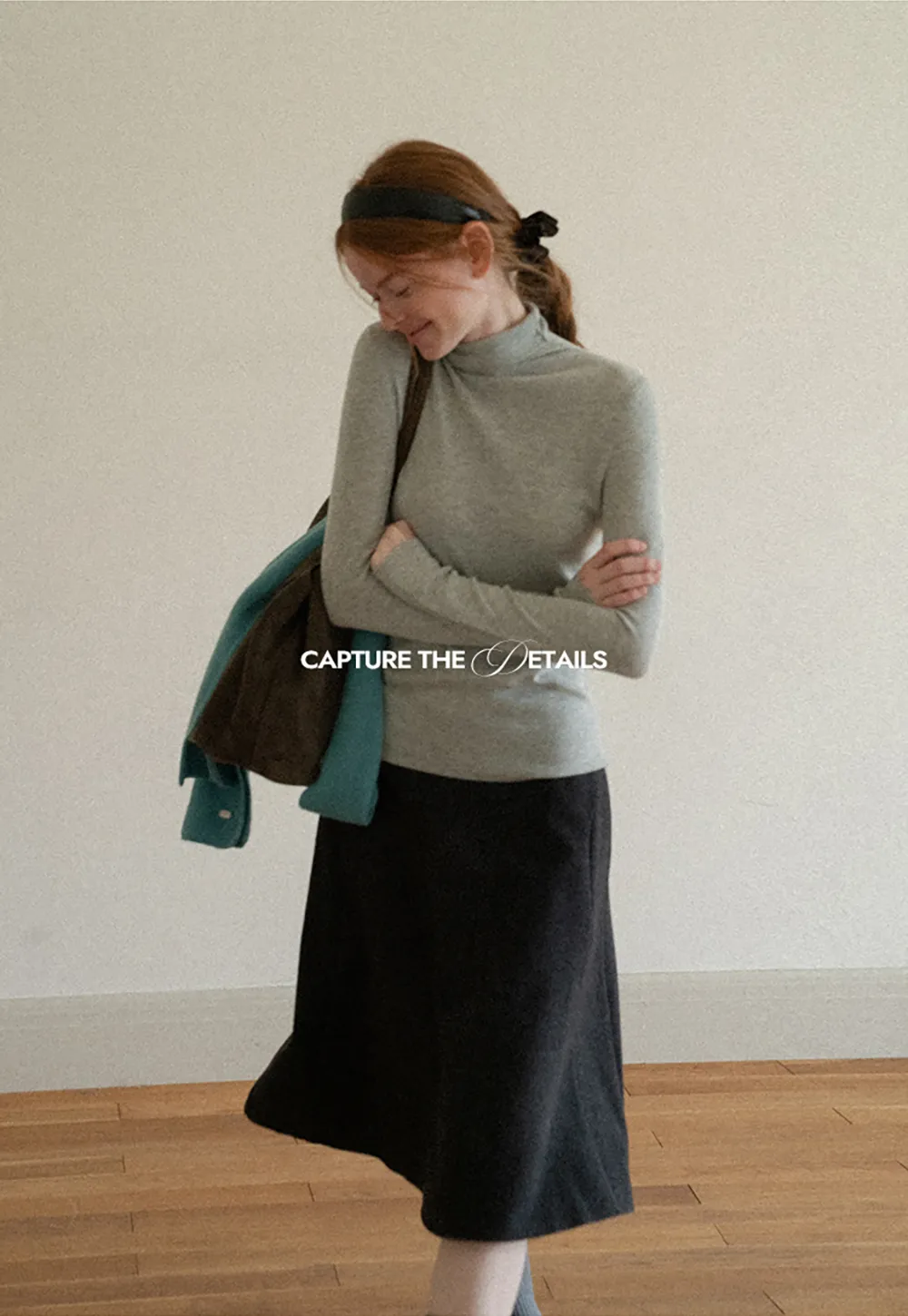 Asymmetrical Hem A-Line Skirt
