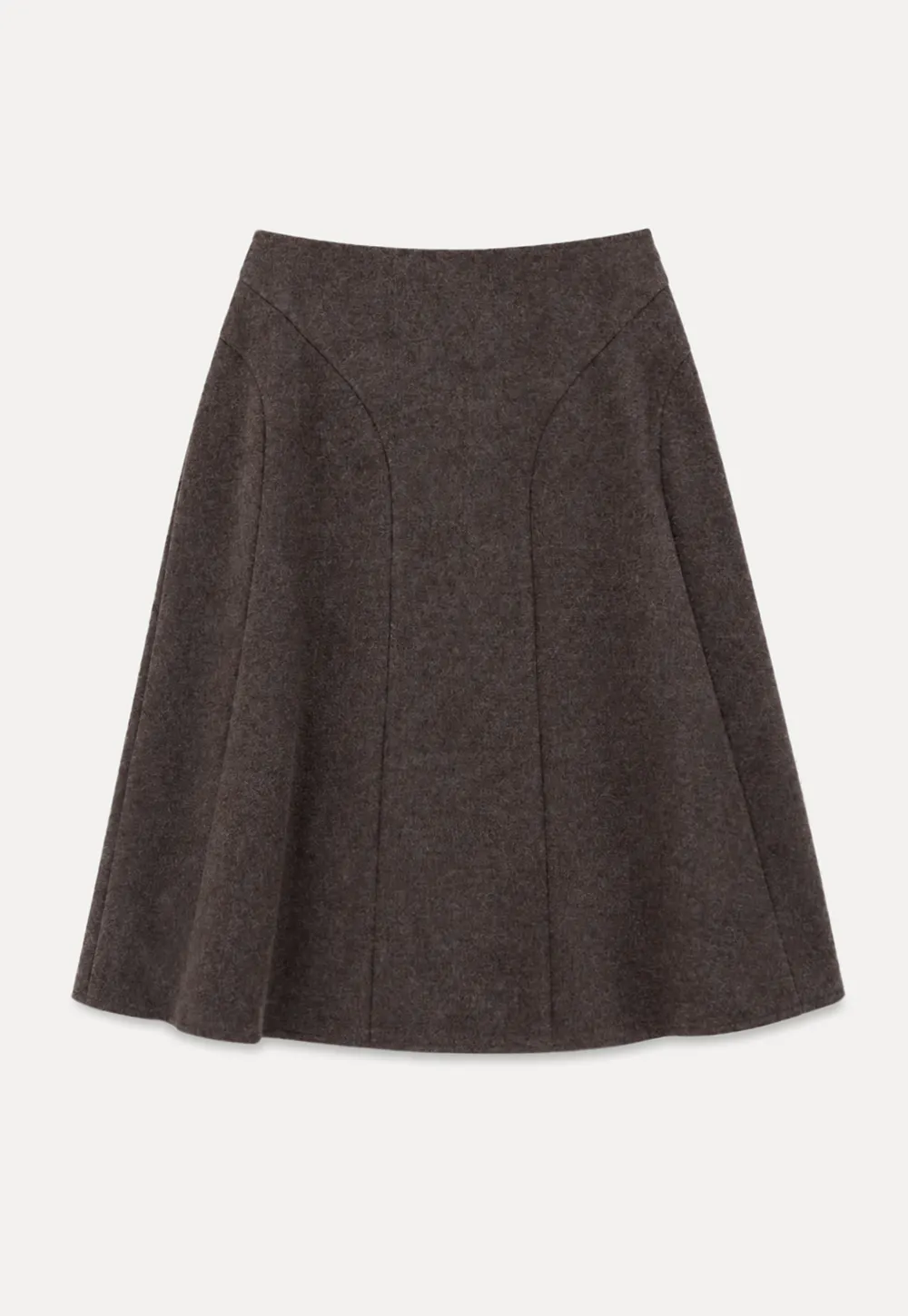 Asymmetrical Hem A-Line Skirt