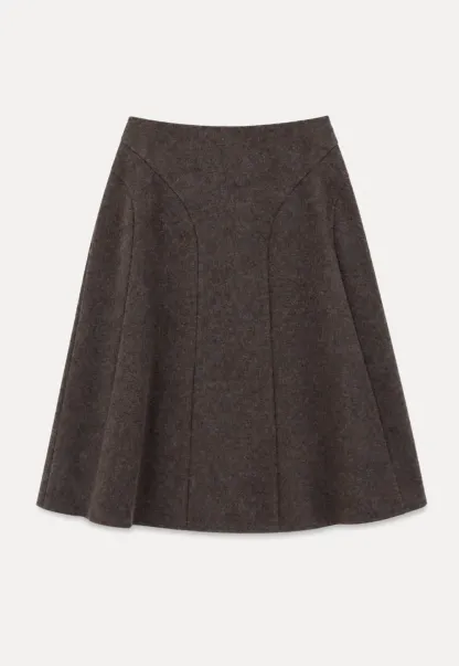 Asymmetrical Hem A-Line Skirt