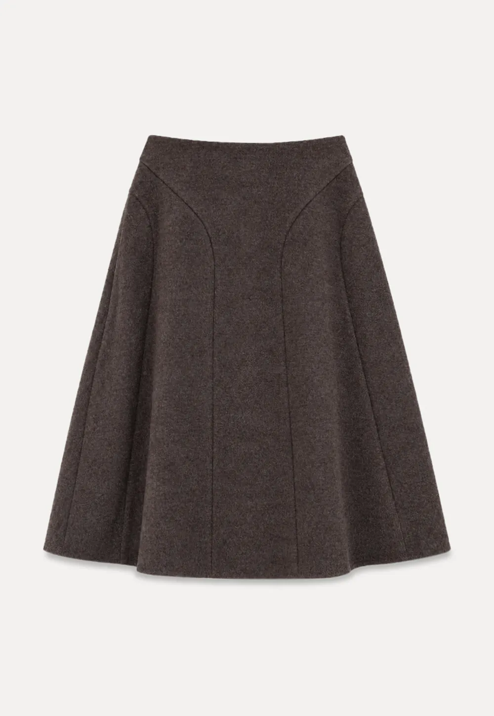 Asymmetrical Hem A-Line Skirt