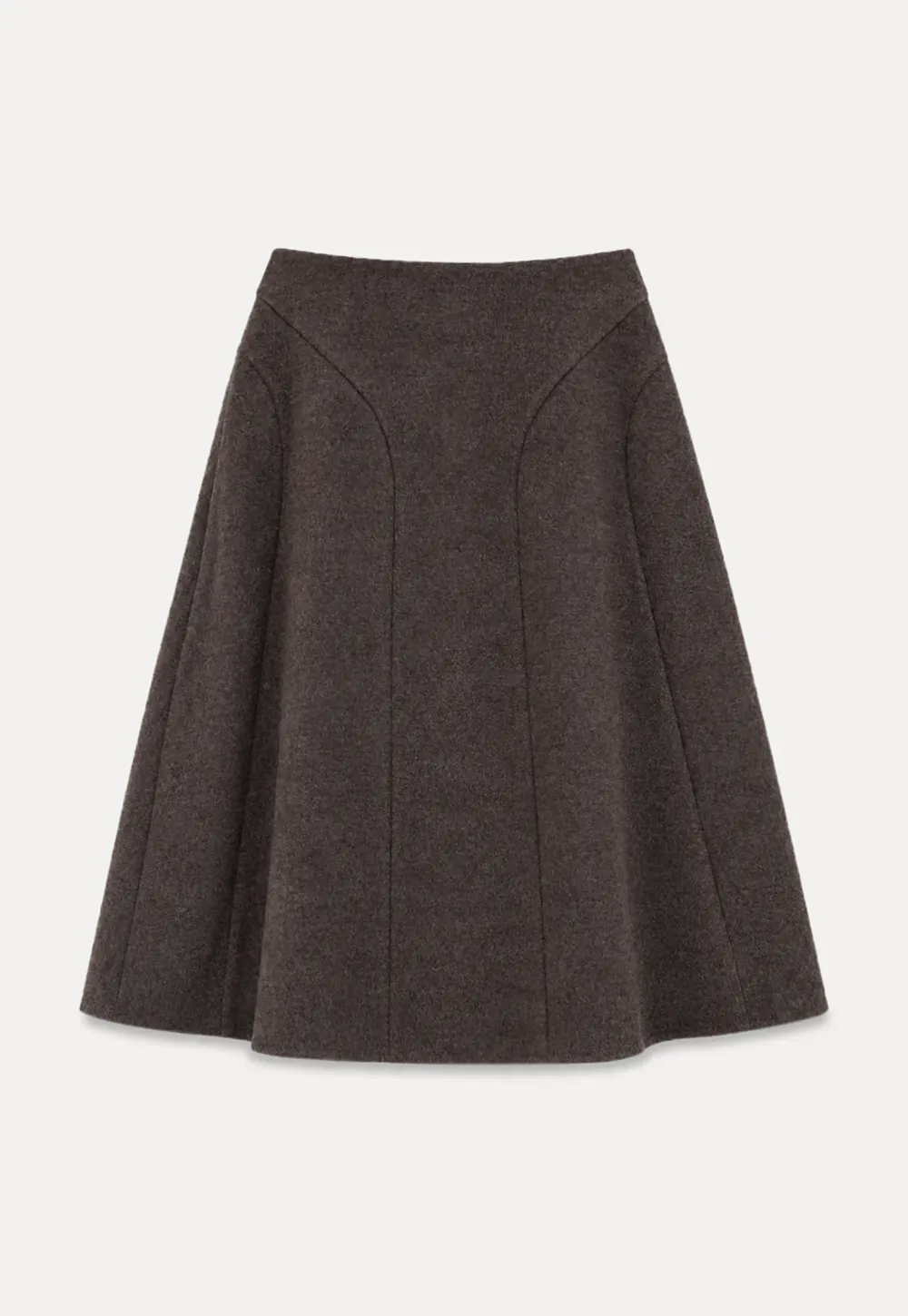 Asymmetrical Hem A-Line Skirt