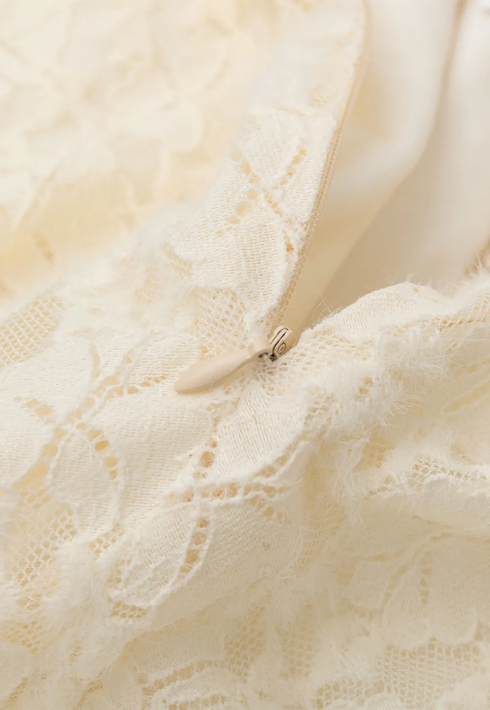 Floral Lace Overlay Skirt