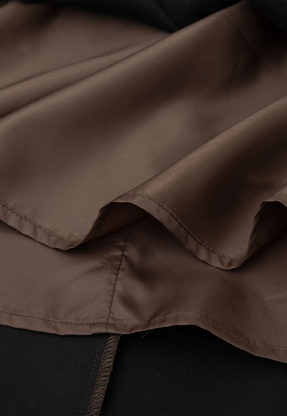High Waist Pleated A Line Skirt