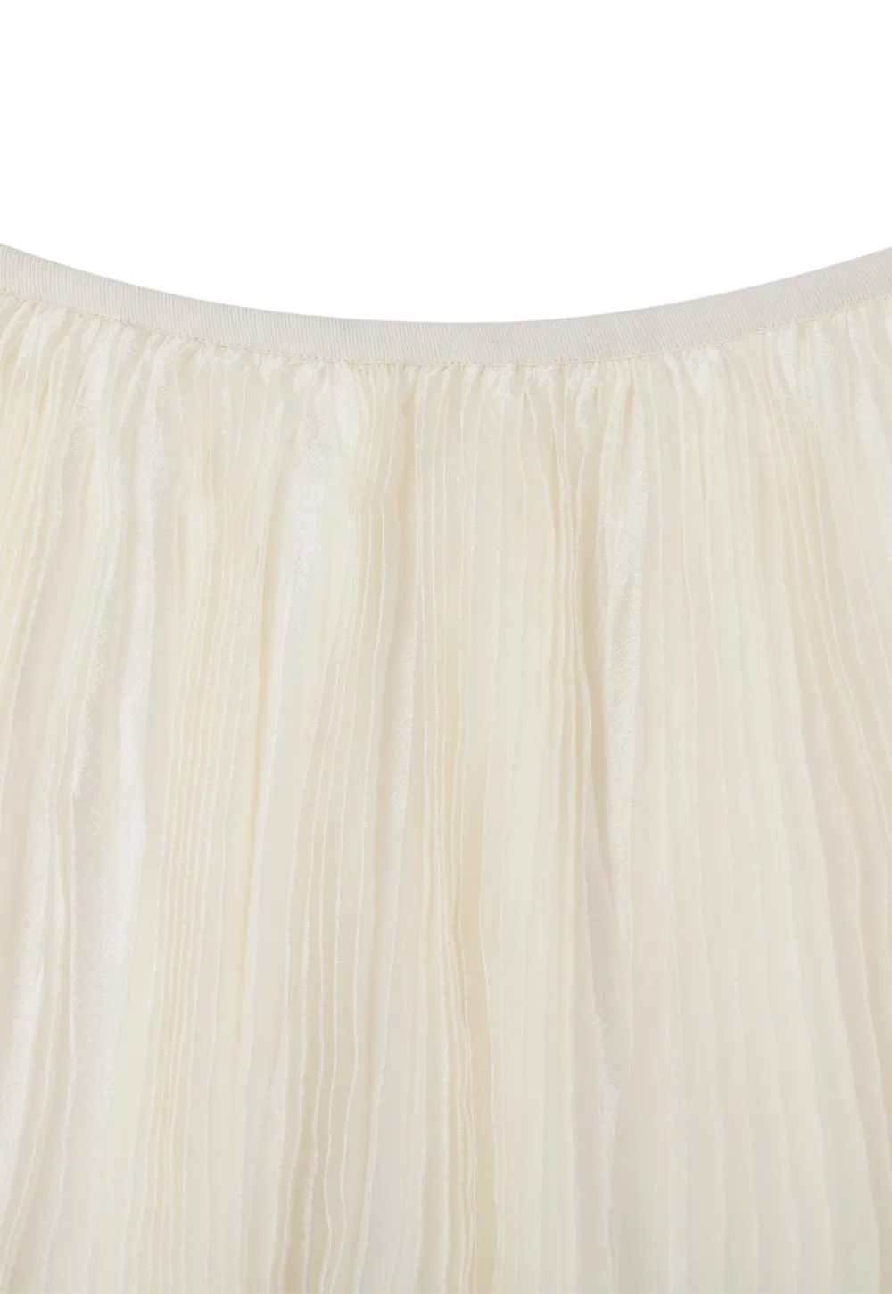 Pleated Flowing Maxi Skirt