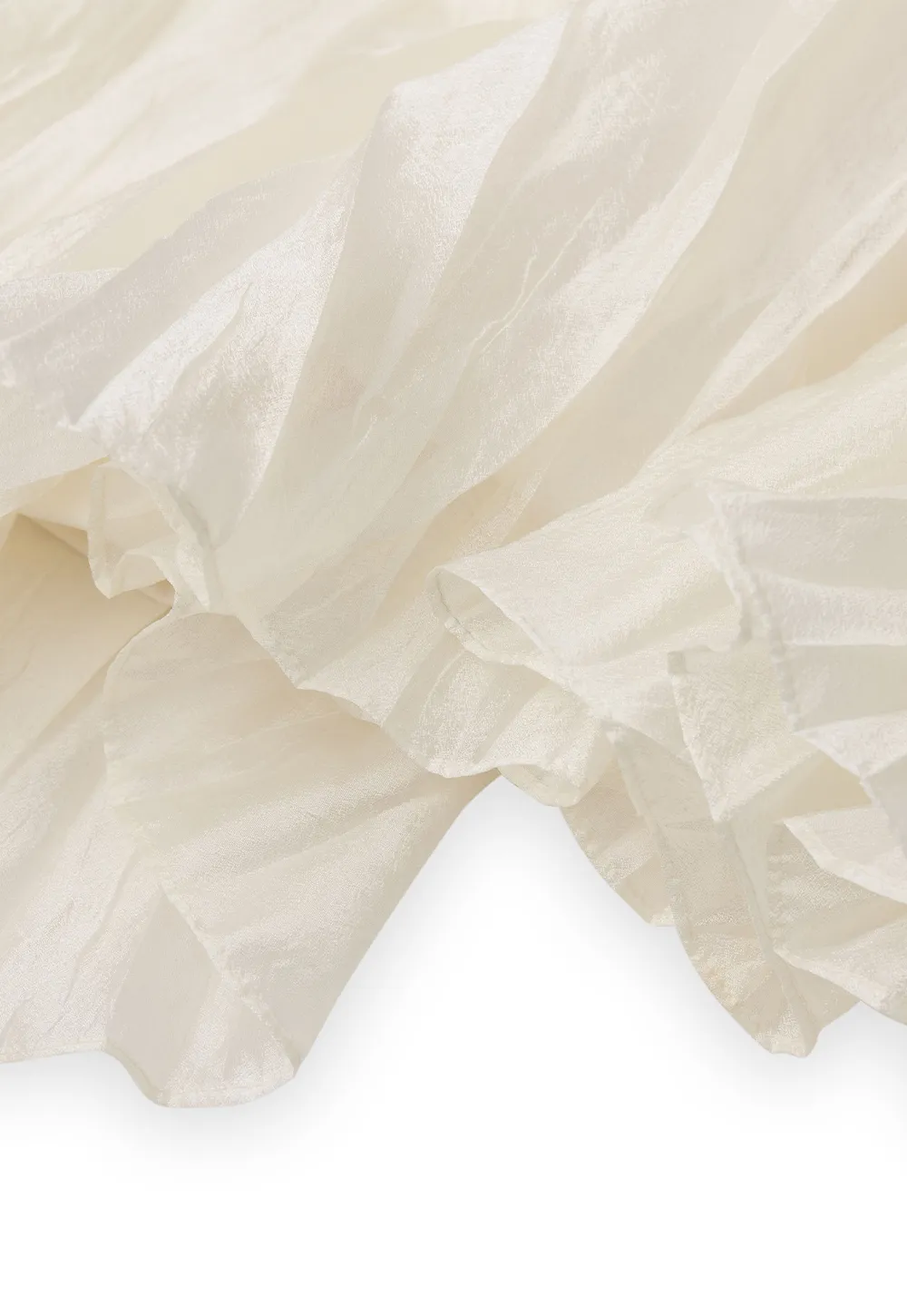 Pleated Flowing Maxi Skirt