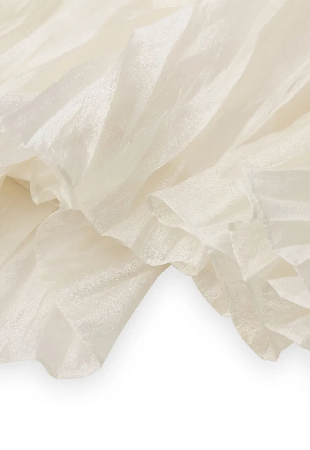 Pleated Flowing Maxi Skirt