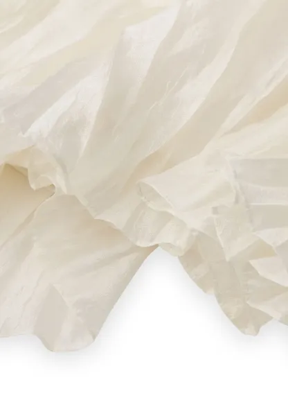 Pleated Flowing Maxi Skirt