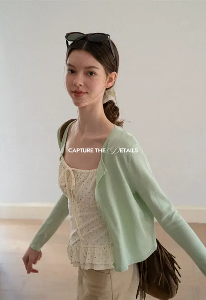 V Neck Long Sleeve Knit Sweater