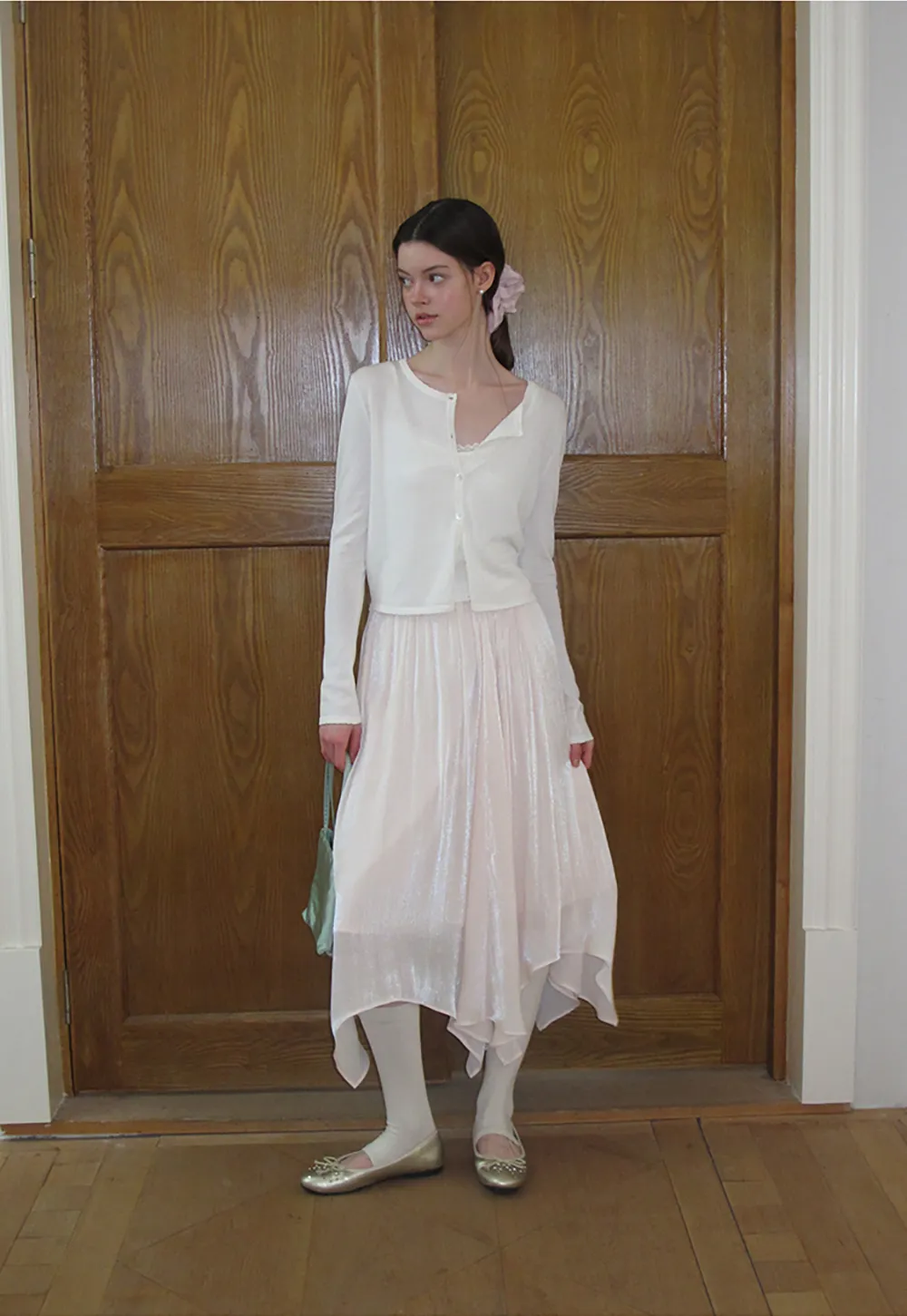 V Neck Long Sleeve Knit Sweater