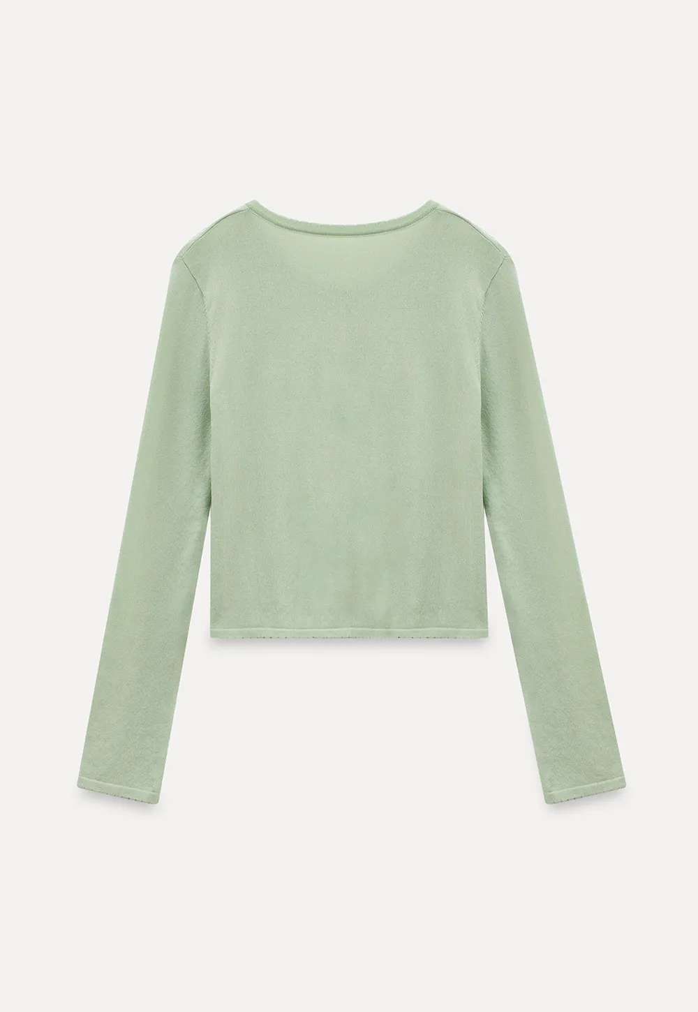 V Neck Long Sleeve Knit Sweater