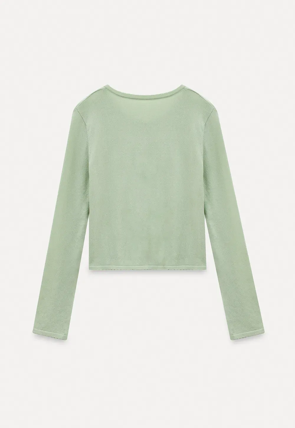 V Neck Long Sleeve Knit Sweater