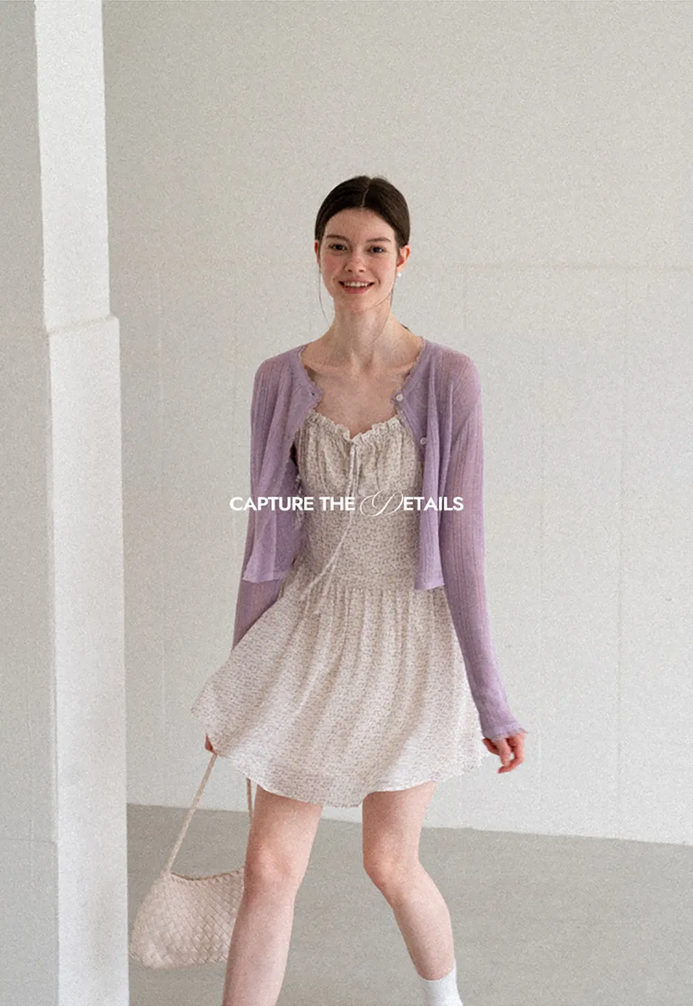 Lace Trim Knit Cardigan Long Sleeve Open Front