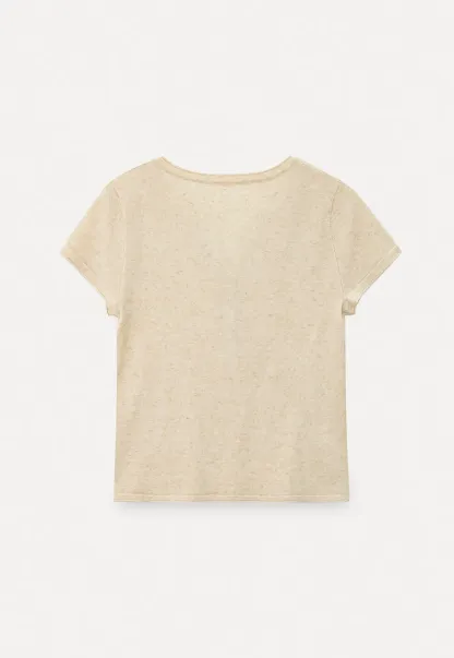 V Neck Button Front Knit Sweater