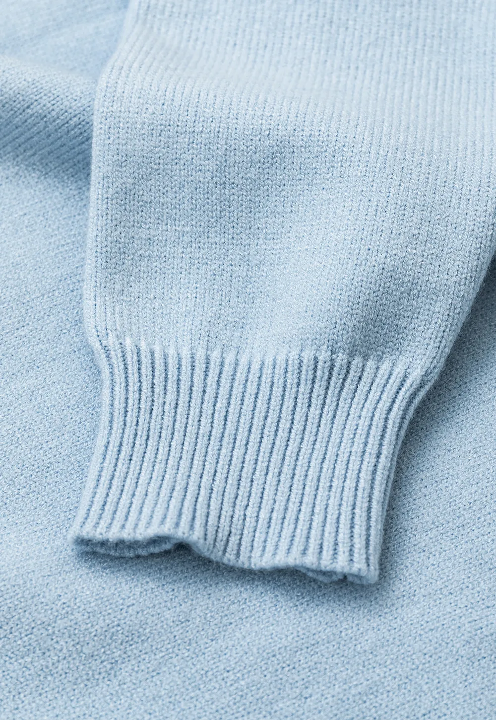 Collar Neck Keyhole Detail Knit Sweater