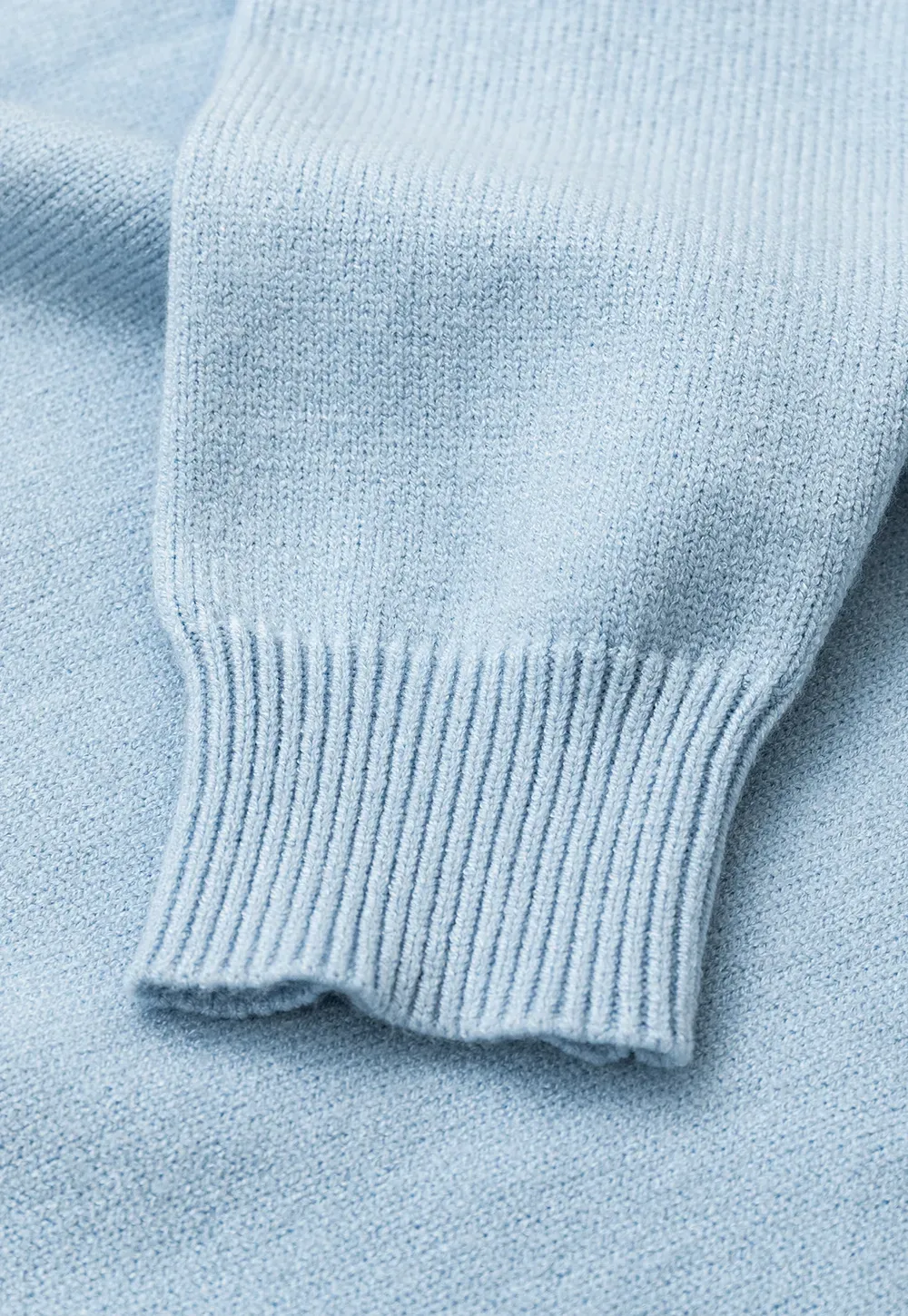 Collar Neck Keyhole Detail Knit Sweater