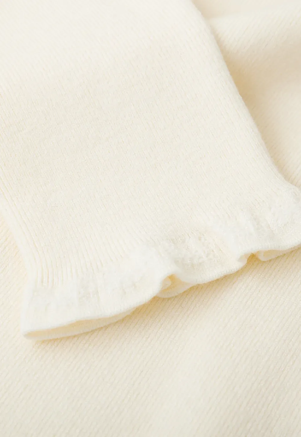 High Neck Ribbed Knit Sweater