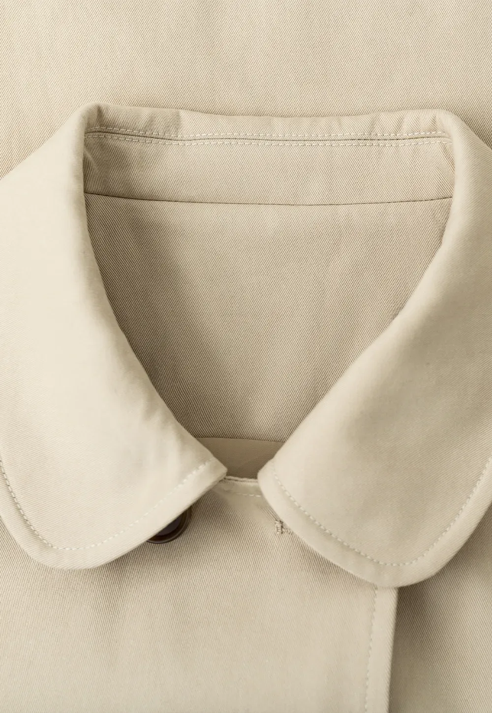 Peter Pan Collar Double Breasted Short Jacket